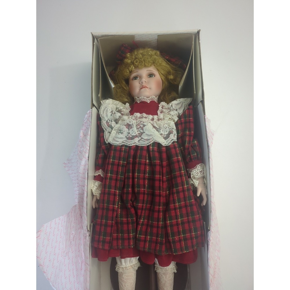 Authentic Camelot Handcrafted Doll - Holly / Porcelain /‎ 24"